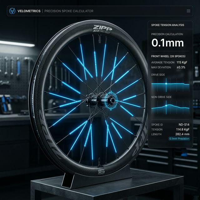 Spoke Calculator Interface and Precision Wheel Digital Twin